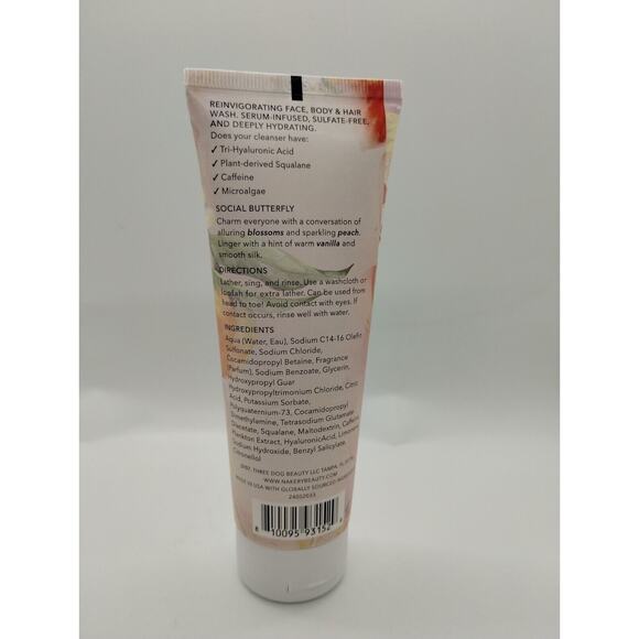 NAKERY BEAUTY ~ SOCIAL BUTTERFLY BODY & HAND WASH ~ 3.38 OZ - Picture 2 of 2